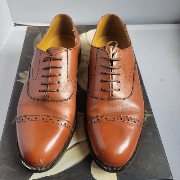 Regal Established 1880 Brown Leather Men Dress Shoes Size EU 25 EE Us 9 - Picture 2 of 6